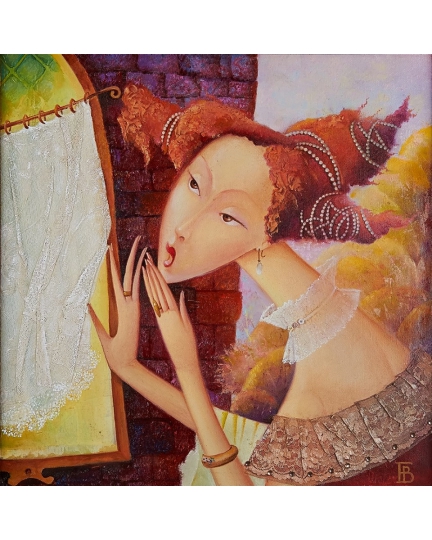 Viktoriya Bubnova painting "Gossip girls" 400050016-1