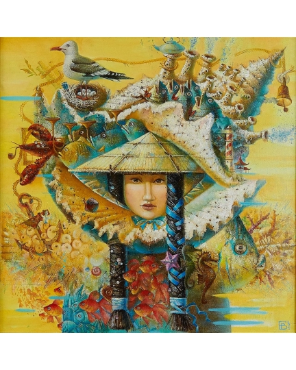 Viktoriya Bubnova painting "Melody of the Yellow Sea" 400050007-1