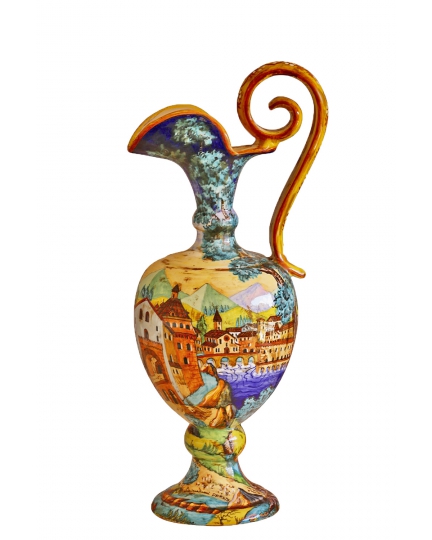 Decorative ceramic amphora "Renaissance landscape" 500060008-01