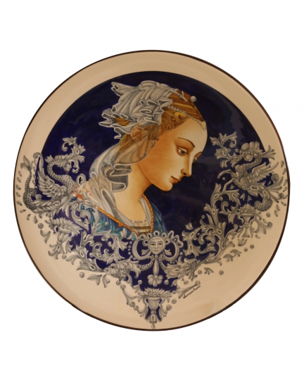 Decorative ceramic plate with Madonna 500060015-1