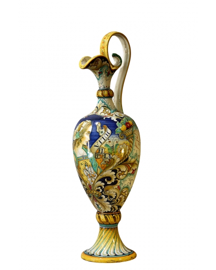 Decorative ceramic amphora with handles 500070005-01