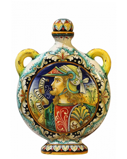 Decorative ceramic flask 500070001-002