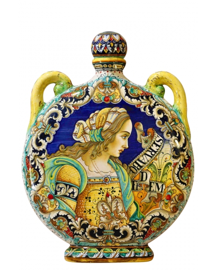 Decorative ceramic flask 500070004-01