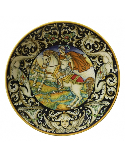 Decorative ceramic plate "Rider" 500070019-01