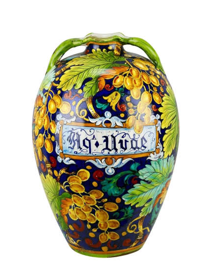 Decorative ceramic amphora "Grape" 500080090-001