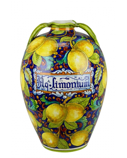 Decorative ceramic amphora "Lemons" 500080091-01