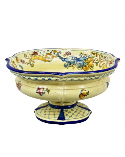 Ceramic footed bowl "Florence" series 500080005-01