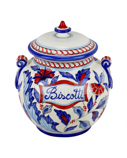 Ceramic jar "Blue idyll" series 500080081-01