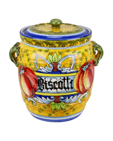 Ceramic jar with lid "Biscuit" 500080060-01