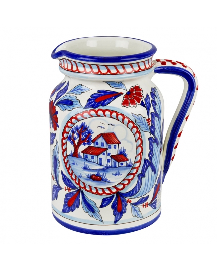 Ceramic jug "Blue idyll" series 500080078-01