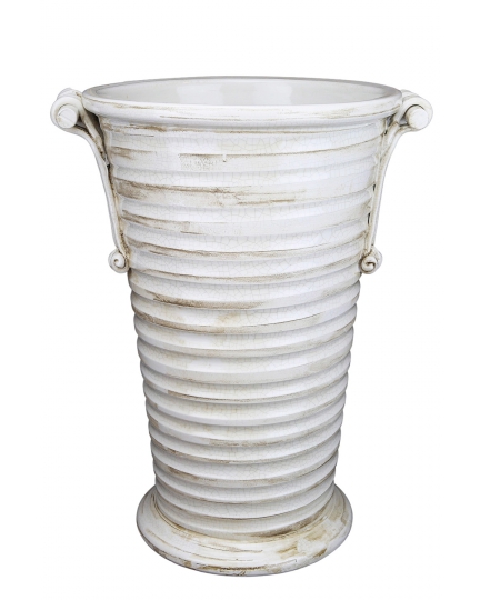 Ceramic large vase Antique White 500080145-001