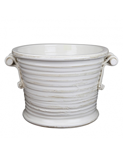 Ceramic planter Antique White 500080149-001