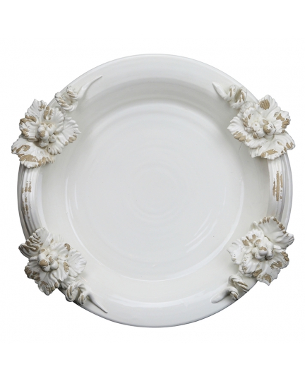 Ceramic plate Antique White grape 500080155-01