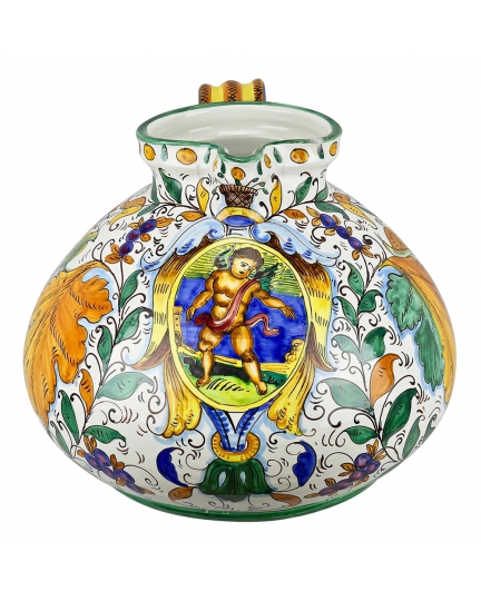 Ceramic pounchy pitcher 500080073-01