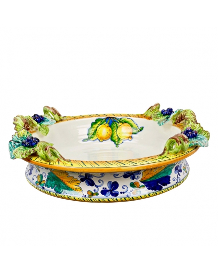 Ceramic round bowl "Montelupo" series 500080019-001
