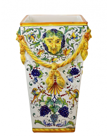 Ceramic square urn 500080193-01