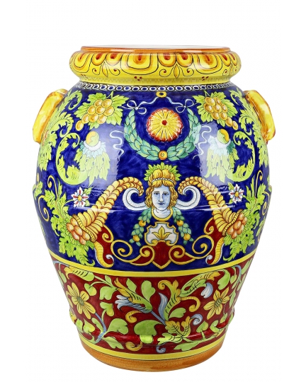 Ceramic urn Tuscan style 500080119-01