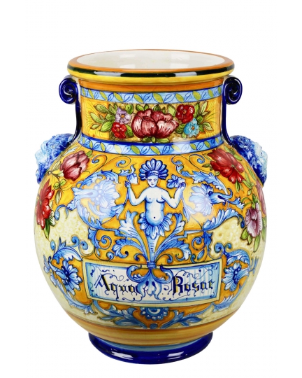 Ceramic vase with flowers 500080112-01