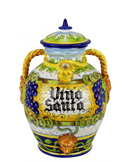 Decorative ceramic amphora with spout 500080067-01