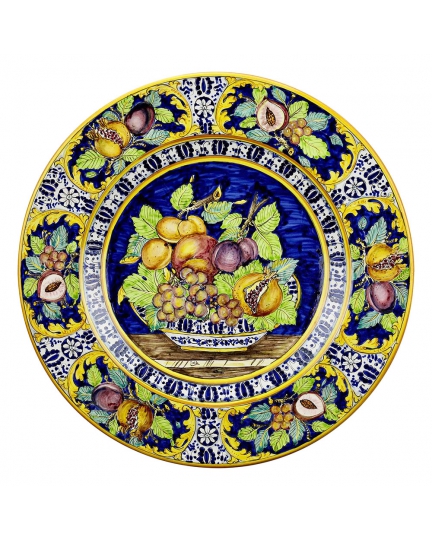 Decorative ceramic plate "Fruit basket" 500080030-01