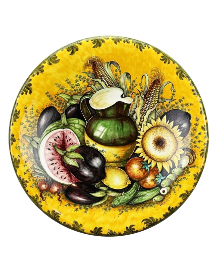 Decorative ceramic plate "Harvest fruits" 500080032-01