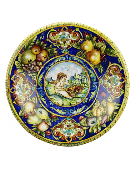 Decorative ceramic plate "Harvest idyll" 500080037-01