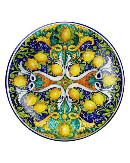 Decorative ceramic plate "Lemons" 500080023-01