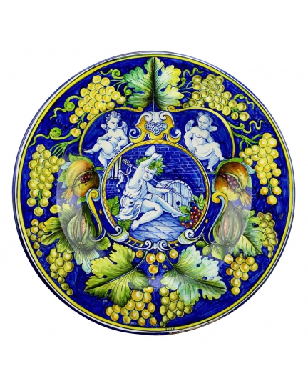 Decorative ceramic plate "Triumph of Bacchus" 500080041-01