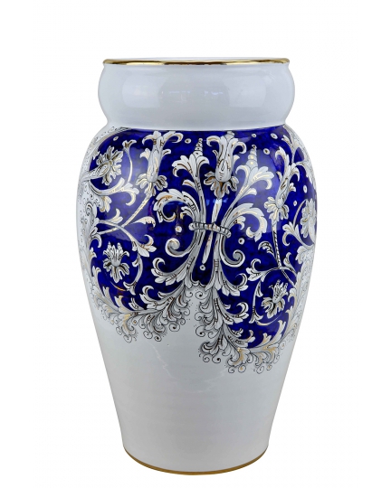 Ceramic umbrella stand "Blue on white" series 500110056-01