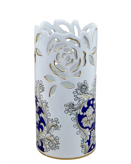 Ceramic vase "Blue on white" series 500110061-01