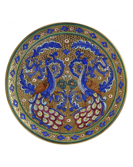 Decorative ceramic plate Byzantine mosaic style 500110038-1