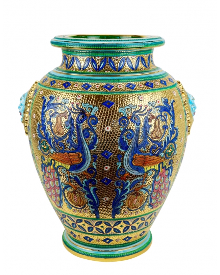 Ceramic urn Byzantine mosaic style 500110027-001