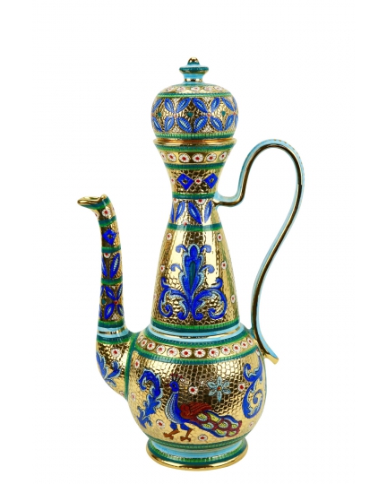 Ceramic oriental jug Byzantine mosaic style 500110023-001