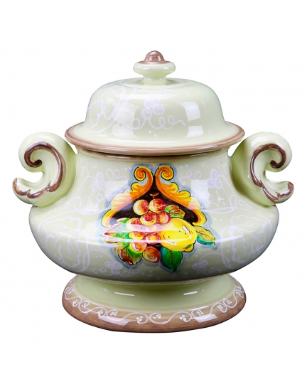 Ceramic jar "Macrame" series 500120033-001