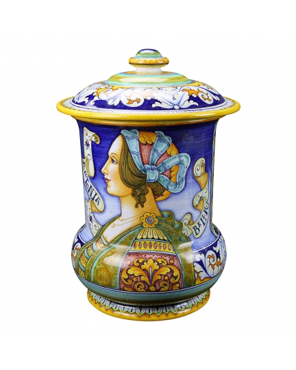 Ceramic jar with female figure 500120052-001