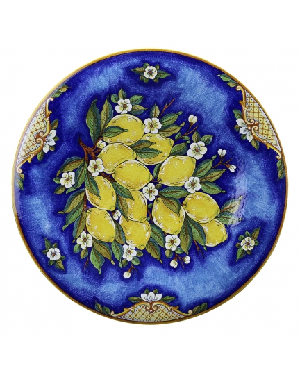 Decorative ceramic plate "Lemons" 500120048-01