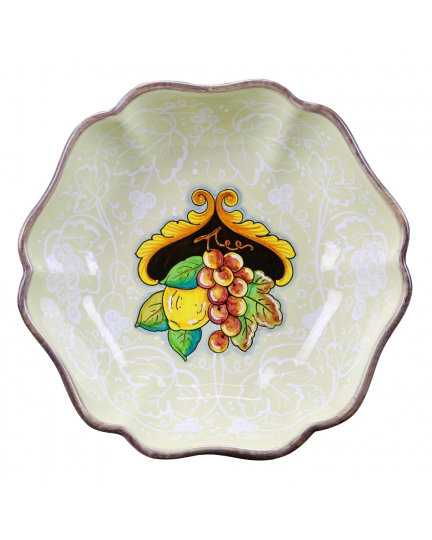 Ceramic salad plate "Macrame" series 500120034-001