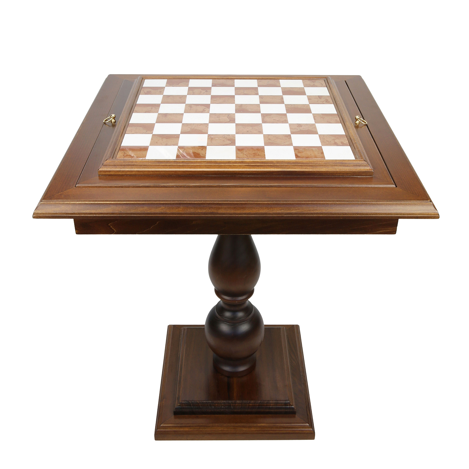 шахматный стол из дуба