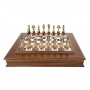 Exclusive chess set "Arabesque large" 600140167 (zamak alloy/beech, marble chessboard) - photo 3