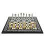 Эксклюзивные шахматы "Arabesque large" 600140092 (сплав замак, золото/серебро)  - фото 2