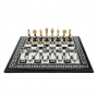 Exclusive chess set "Arabesque large" 600140096 (black/white color, gold/silver plated) - photo 2