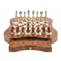 Exclusive chess set "Arabesque large" 600140069 (zamak alloy/beech, board with drawer) - photo 2