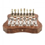 Exclusive chess set "Arabesque large" 600140071 (black/white antique color, board with drawer) - photo 3