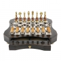 Exclusive chess set "Arabesque large" 600140080 (zamak alloy/beech, board with drawer) - photo 2