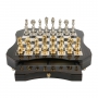 Эксклюзивные шахматы "Arabesque large" 600140081 (сплав замак, золото/серебро, доска c кассетой)  - фото 2