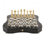 Exclusive chess set "Arabesque large" 600140081 (zamak alloy, gold/silver plated, board with drawer) - photo 3