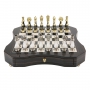 Exclusive chess set "Arabesque large" 600140082 (black/white antique color, board with drawer) - photo 3