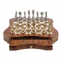 Exclusive chess set "Arabesque large" 600140103 (zamak alloy, board with drawer) - photo 3