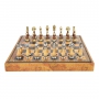 Exclusive chess set "Arabesque large" 600140215 (zamak alloy/beech, leatherette board) - photo 2