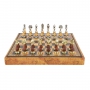 Exclusive chess set "Arabesque large" 600140215 (zamak alloy/beech, leatherette board) - photo 3